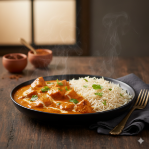 Butter Chicken with Rice