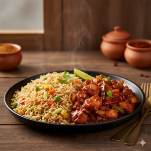 Chicken Dev. & Fried Rice